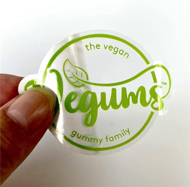 Custom Clear Stickers -