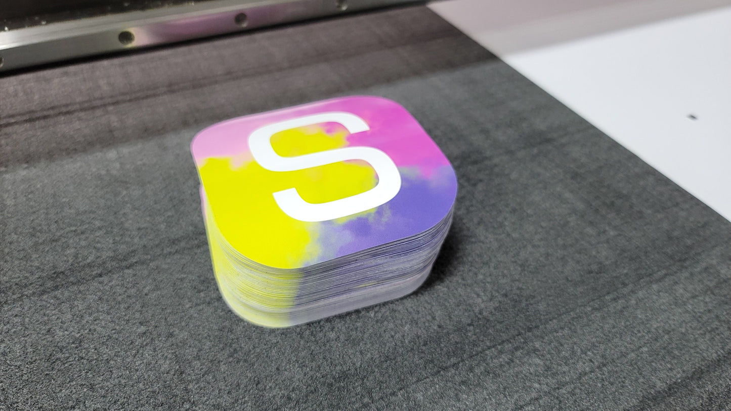 Custom Vinyl Stickers - Print and Cut Any Design and Shape - Scratch Resistant, Waterproof Custom Labels, Custom Stickers, Logo, Branding
