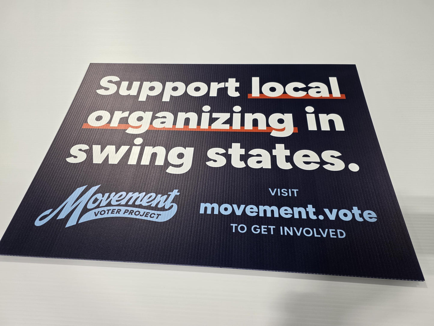 Yard Signs, Printed 2-Sided, Political, Business, Events, Union Bug
