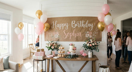 Custom Printed Kraft Paper Birthday