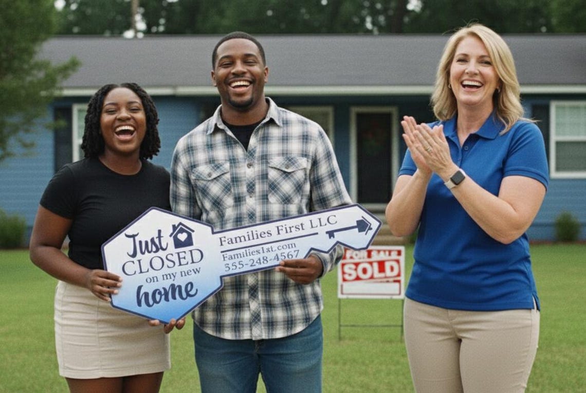 Custom Realtor Key Prop, Real Estate Marketing Sign, Just Closed Photo Prop, Personalized Sold Sign, New Homeowner Social Media Key