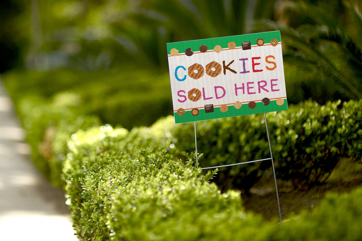 Scout Cookies YARD SIGN 24in x 18in Double Sided