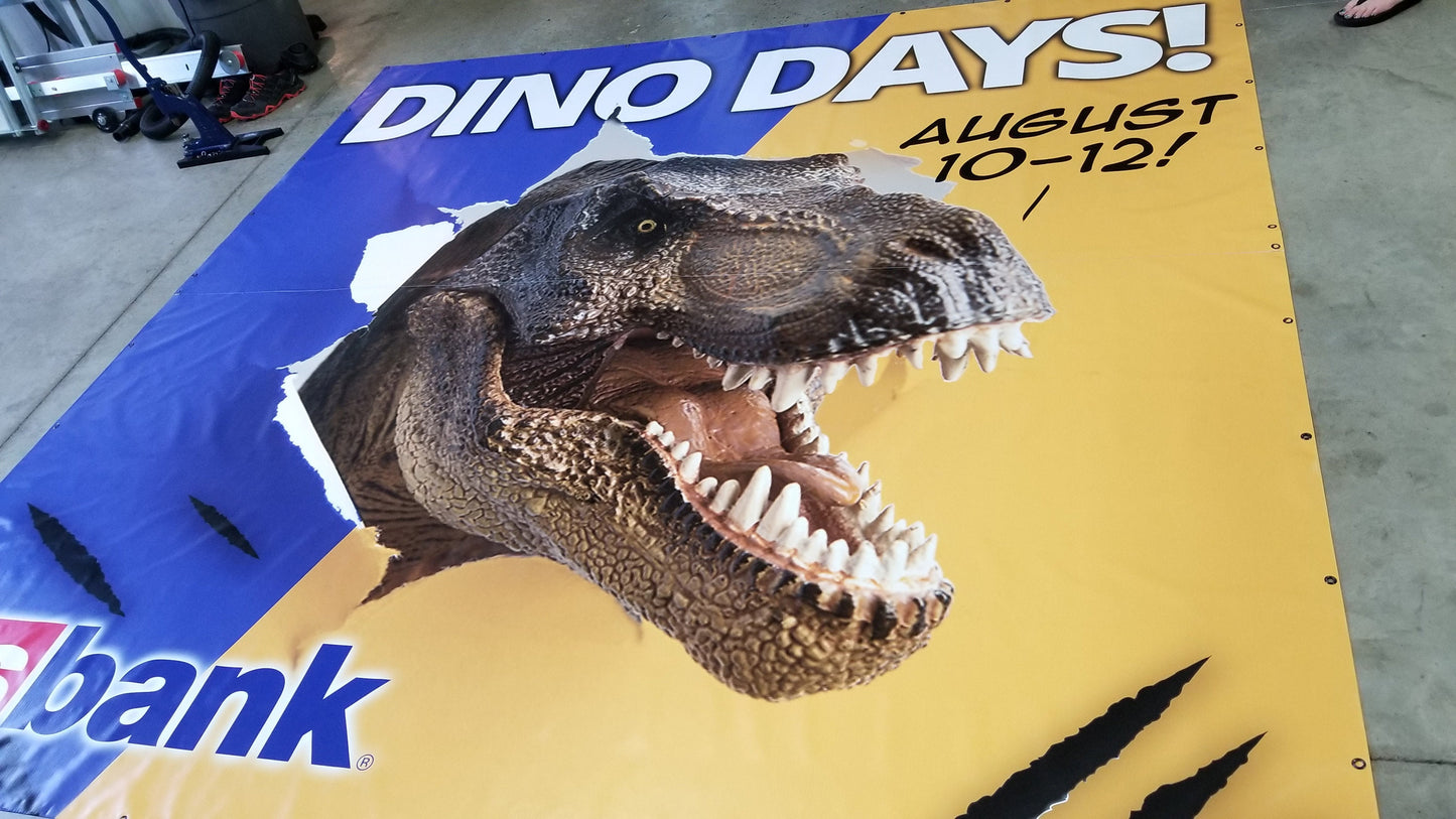 Custom Vinyl Banners - Business, Event, & Party Supplies - Waterproof, Hemmed, with Grommets