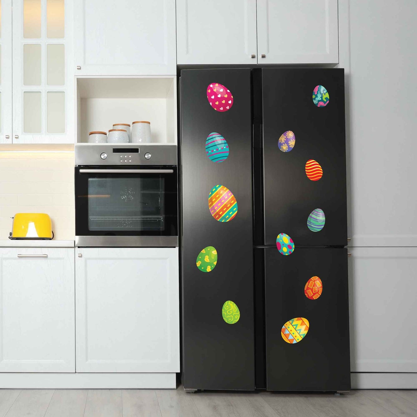 Magnetic Jumbo Easter Eggs, 20pc Easter Magnet Set, Weatherproof