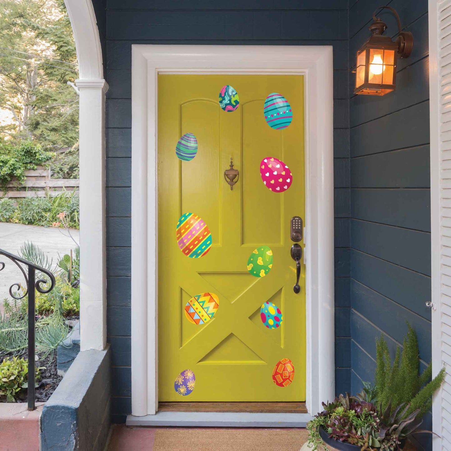 Magnetic Jumbo Easter Eggs, 20pc Easter Magnet Set, Weatherproof