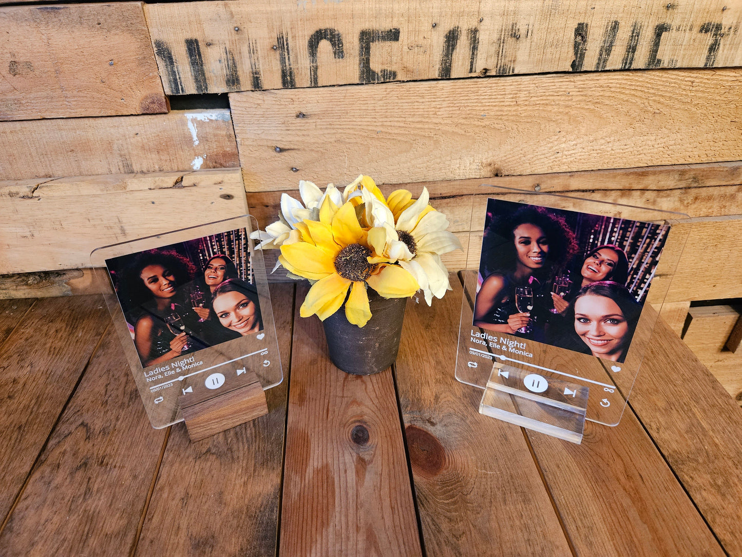 Personalized Love Song Lyrics with Acrylic Photo, Custom Wedding or Anniversary Gift, Couples Keepsake, Valentine's Present