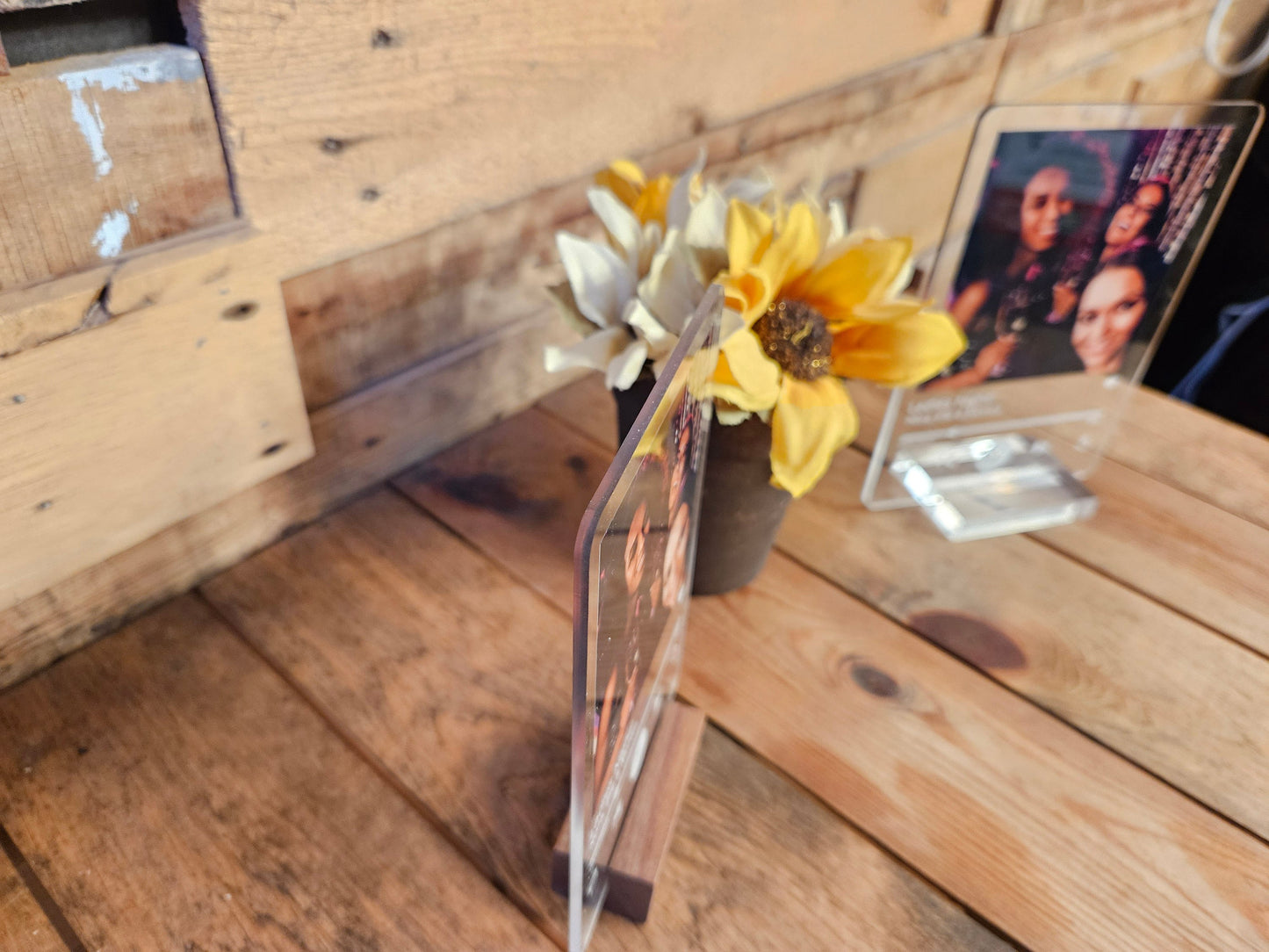 Personalized Love Song Lyrics with Acrylic Photo, Custom Wedding or Anniversary Gift, Couples Keepsake, Valentine's Present