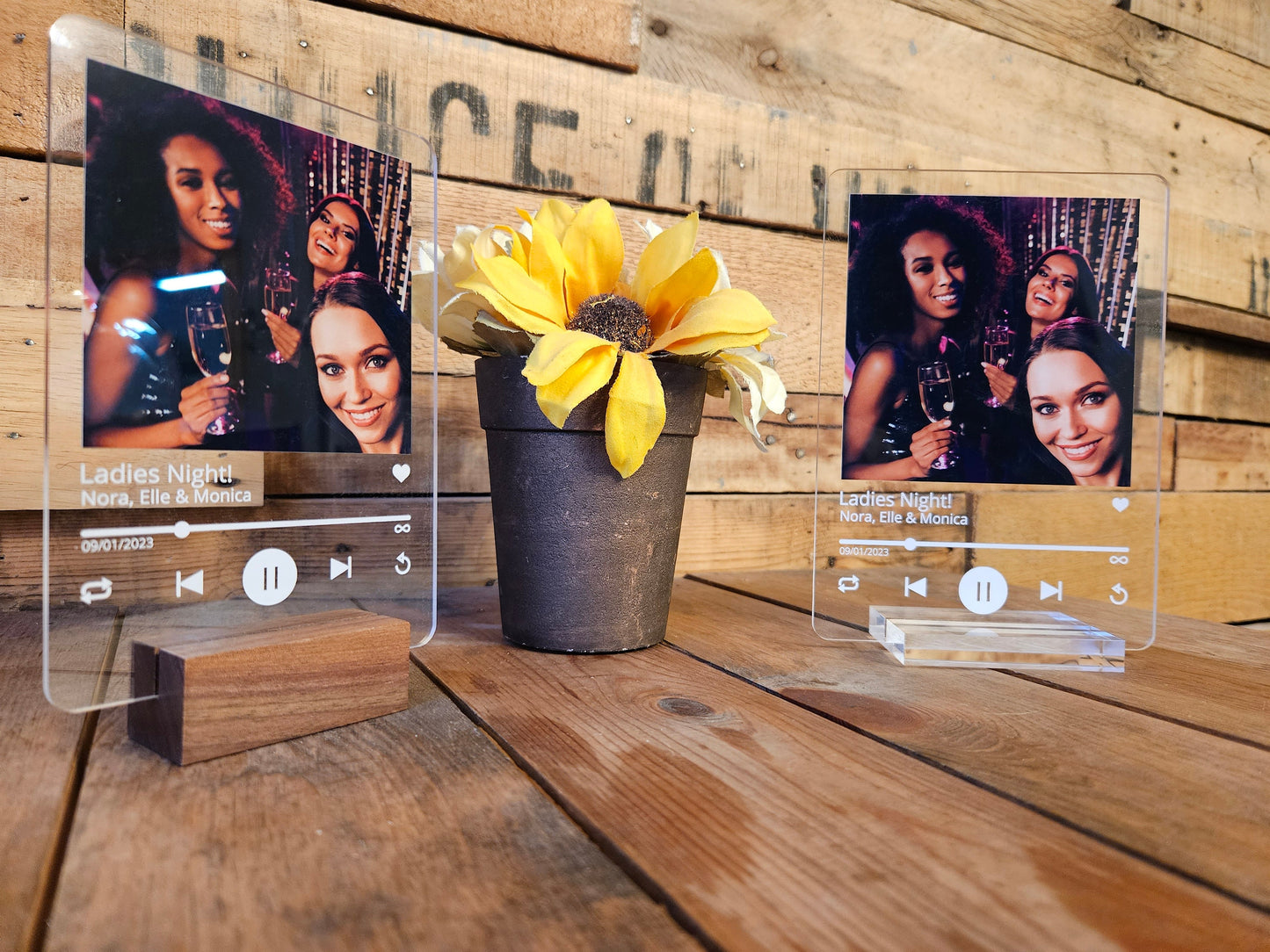 Personalized Love Song Lyrics with Acrylic Photo, Custom Wedding or Anniversary Gift, Couples Keepsake, Valentine's Present