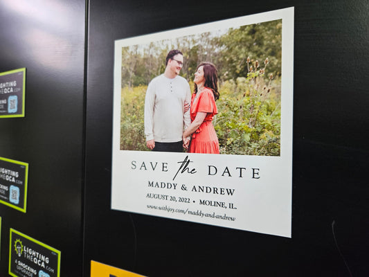 Custom Magnets - Custom Photo Magnets for Fridge - Scratch Resistant, Waterproof Custom magnets, Ship Next Day, Logo, Branding