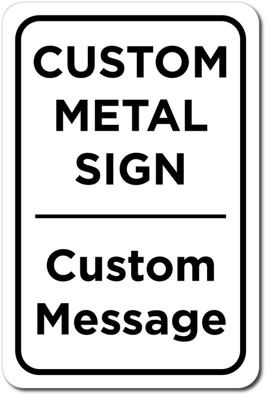 Aluminum Sign, Custom Sign, Man Cave Sign, Custom Metal Sign, Warning Sign, Personalized Sign, Parking Sign, Outdoor Sign, Business Sign