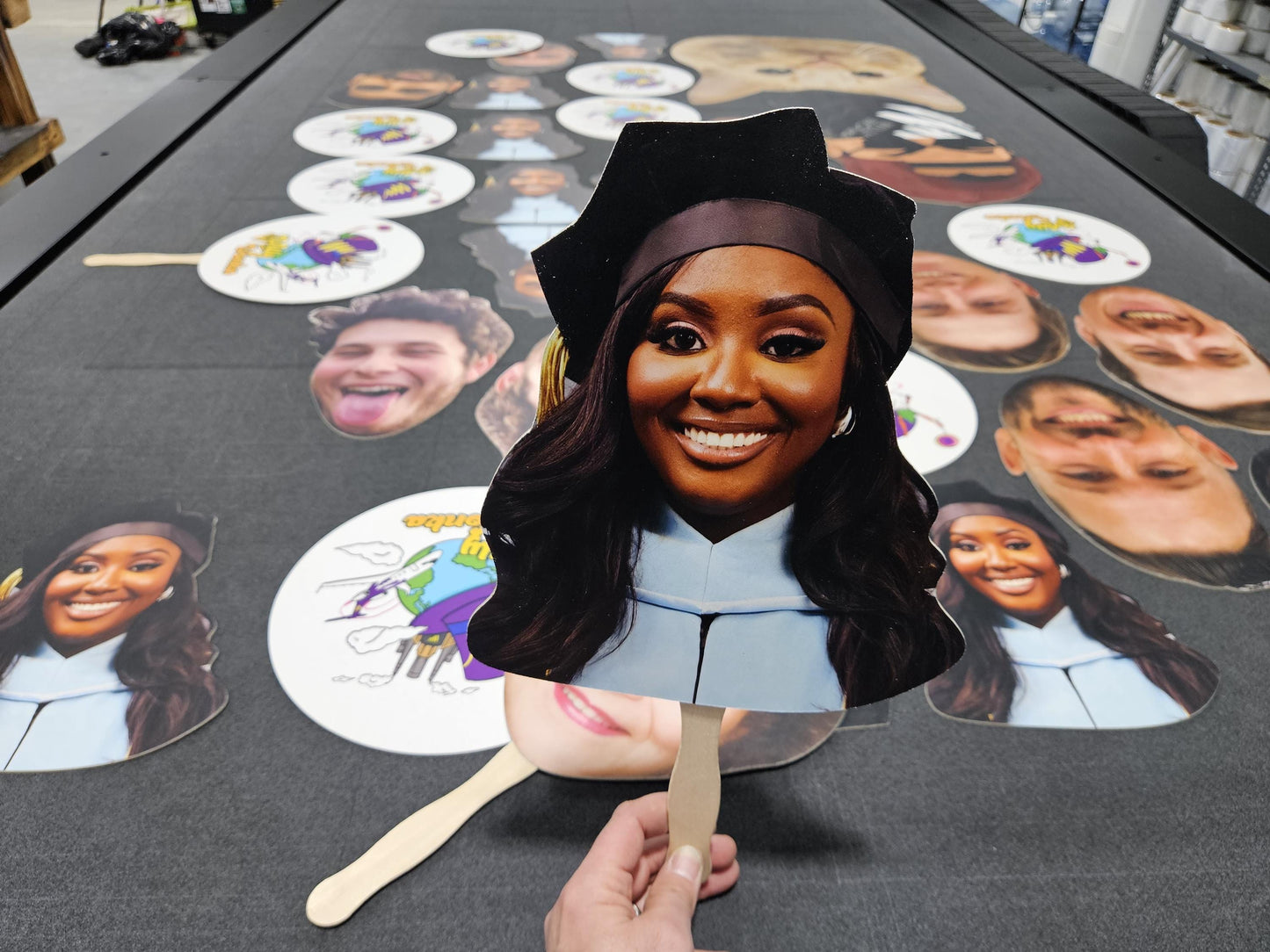 Custom Fun Face Cutouts - Smooth Cardboard for Superior Print Quality - Multiple Sizes & Quantities!