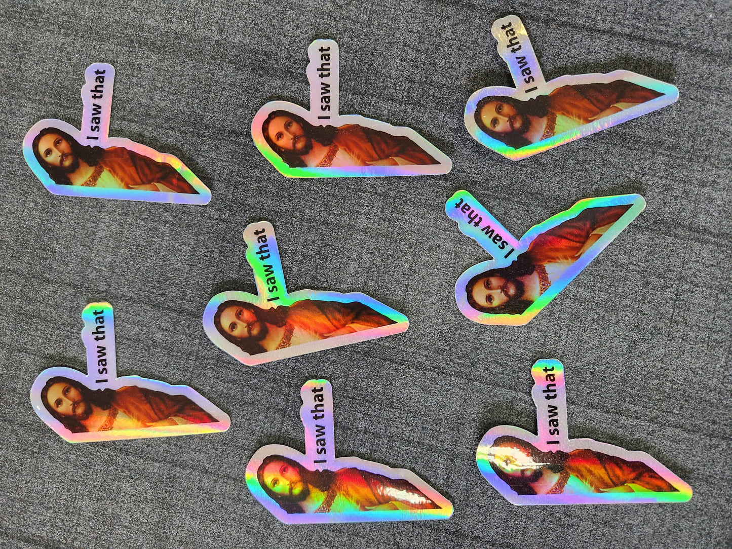 Custom Waterproof Holographic Stickers Any Shape