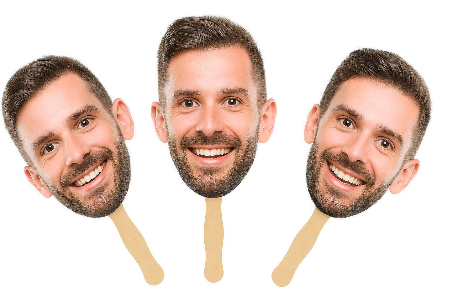 Face on a Stick, Bachelorette Party, Big Head on a Stick, Party Favor, Custom Heads on a Stick, Big Heads for Birthday Parties, sport events