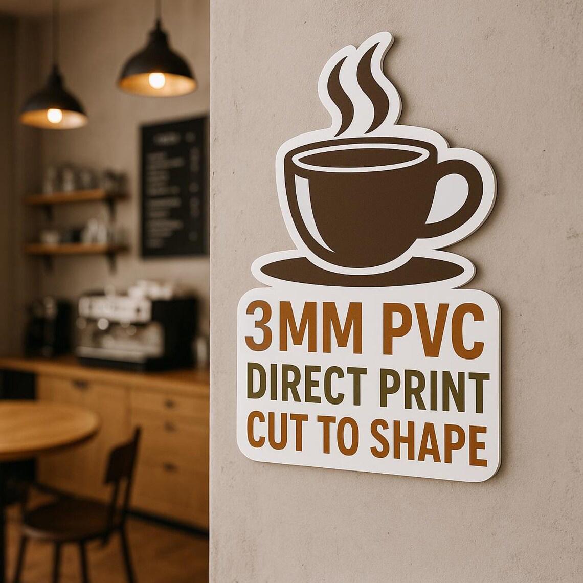 Custom Shape Sign, Weatherproof PVC Sign, Your Logo, Outdoor, Business Sign, Vibrant, Hanging,  Personalized Contour Cut,Waterproof, Vendor