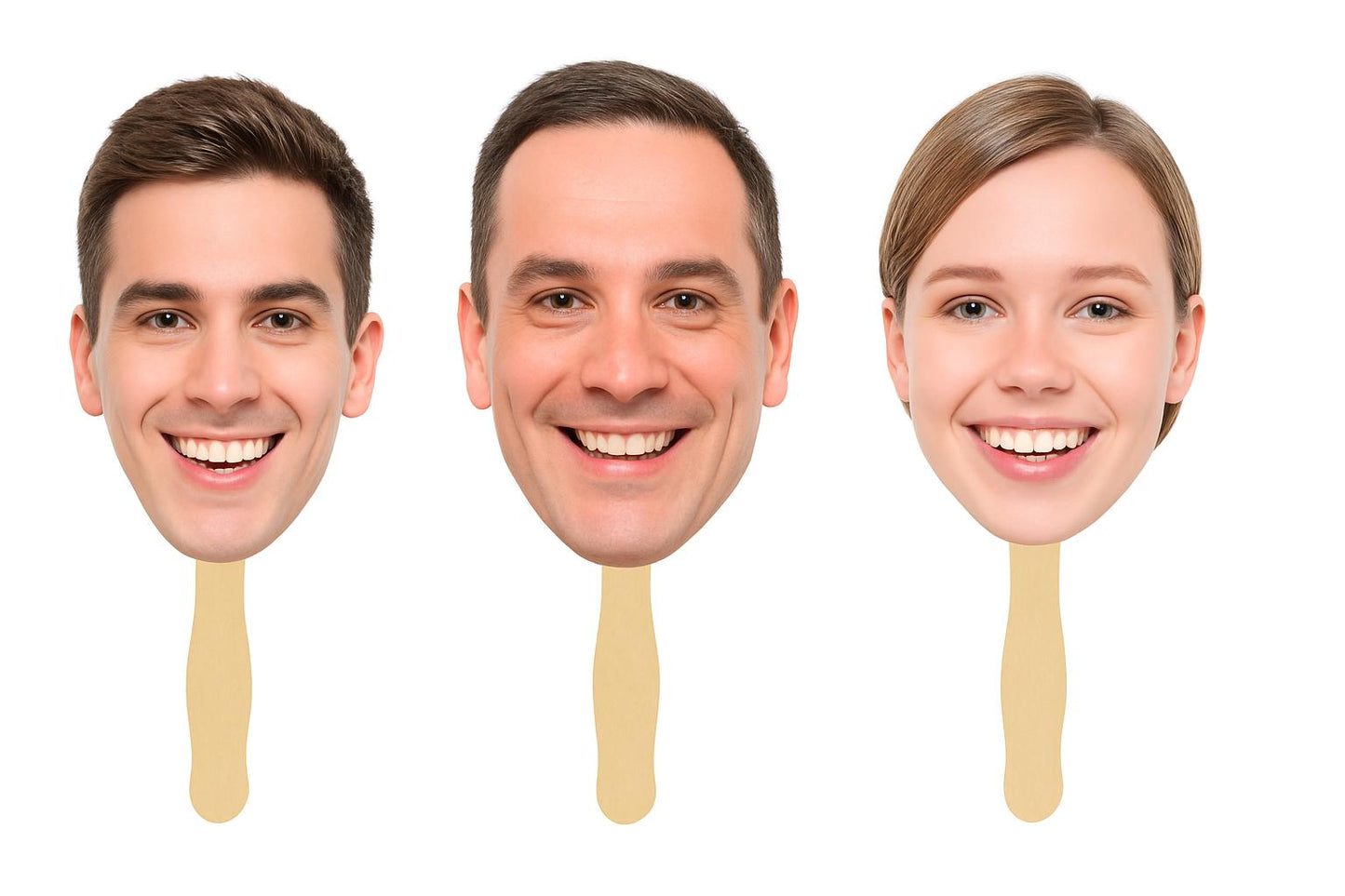 Face on a Stick, Bachelorette Party, Big Head on a Stick, Party Favor, Custom Heads on a Stick, Big Heads for Birthday Parties, sport events