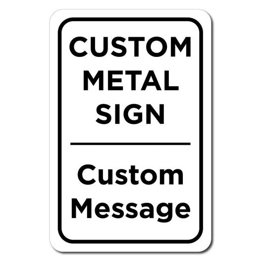 Custom Sign, Aluminum Sign, Man Cave Sign, dad gift, Deliveries Sign, Warning Sign, Parking Sign, Outdoor Sign, Business Sign