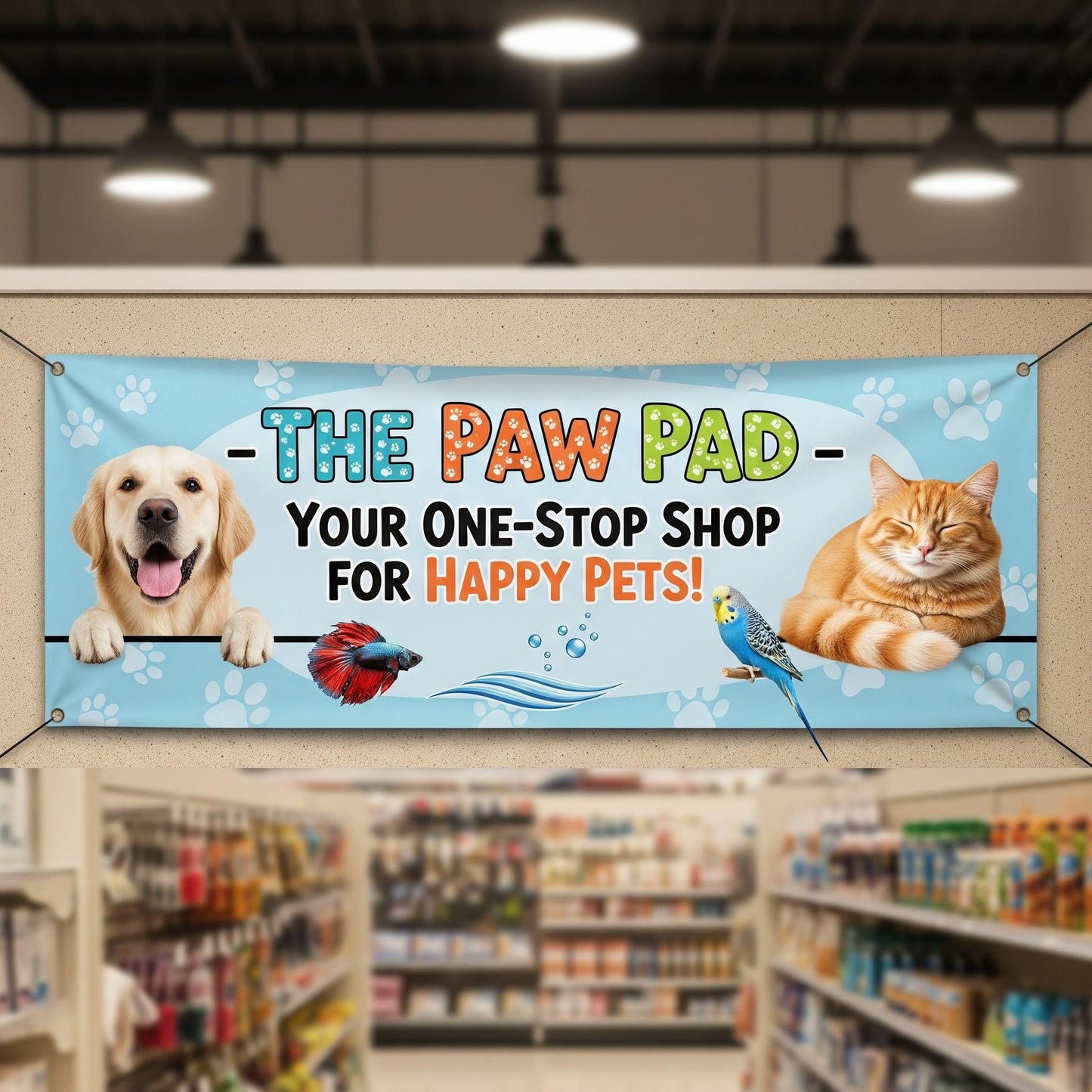 Custom Vinyl Banners - Business, Event, & Party Supplies - Waterproof, Hemmed, with Grommets