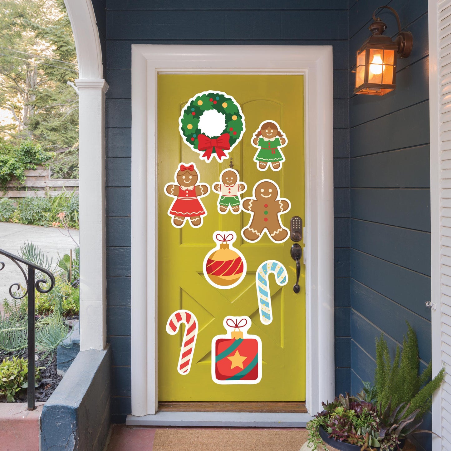 Magnetic Jumbo Christmas Magnets, 19pc Christmas Magnet Set, Weatherproof