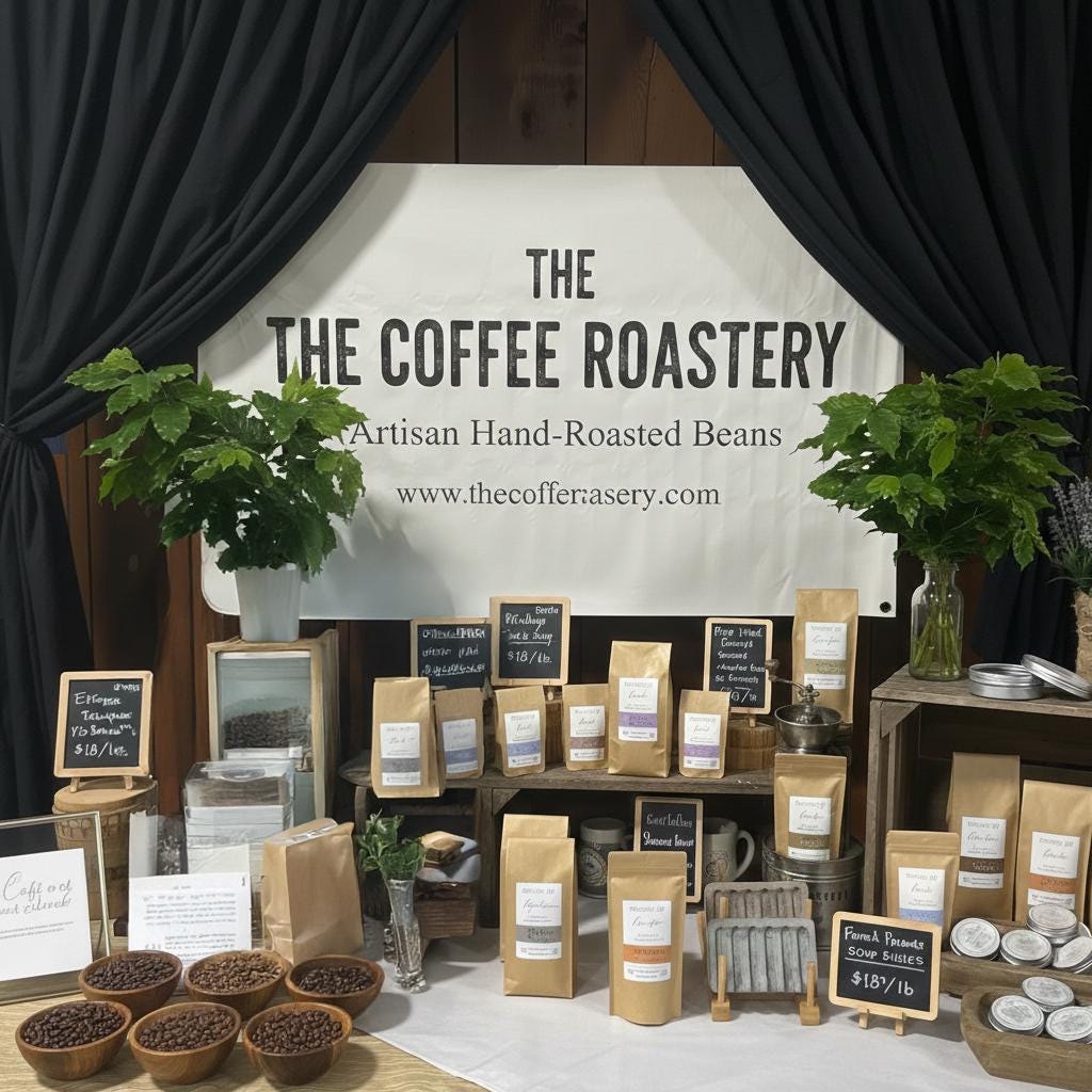 Custom Logo Canvas Banner for Craft Fair Display