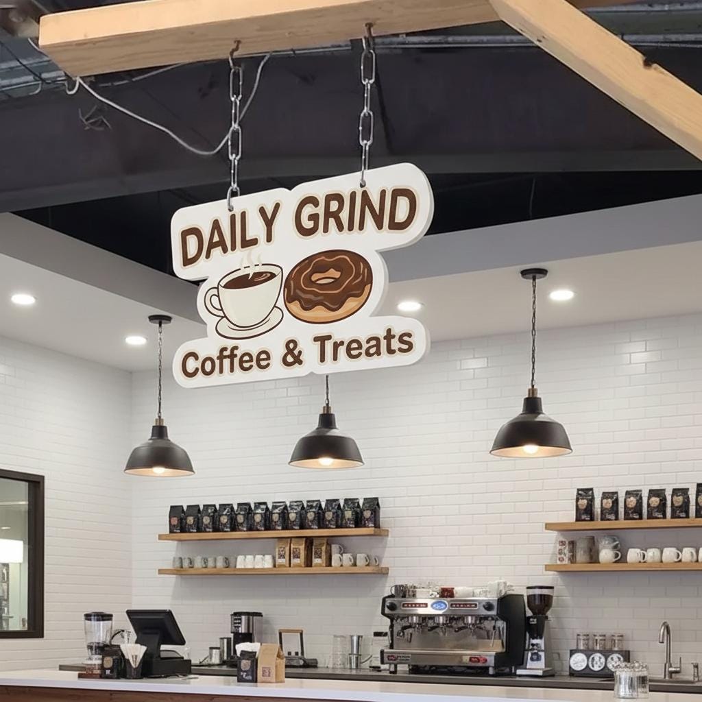 6mm PVC Business Sign Custom Contour Cut Waterproof