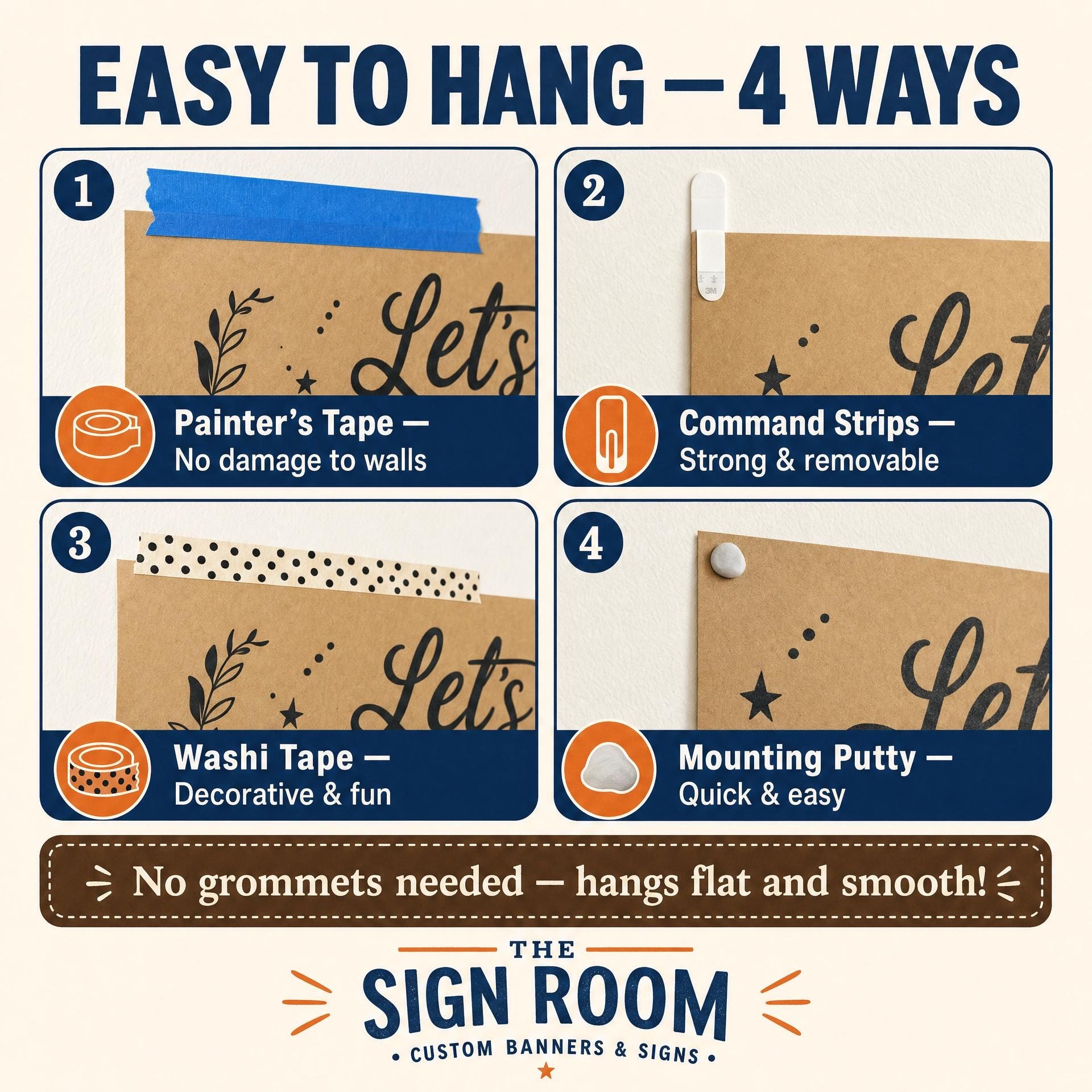 Custom printed graduation banner sizes
