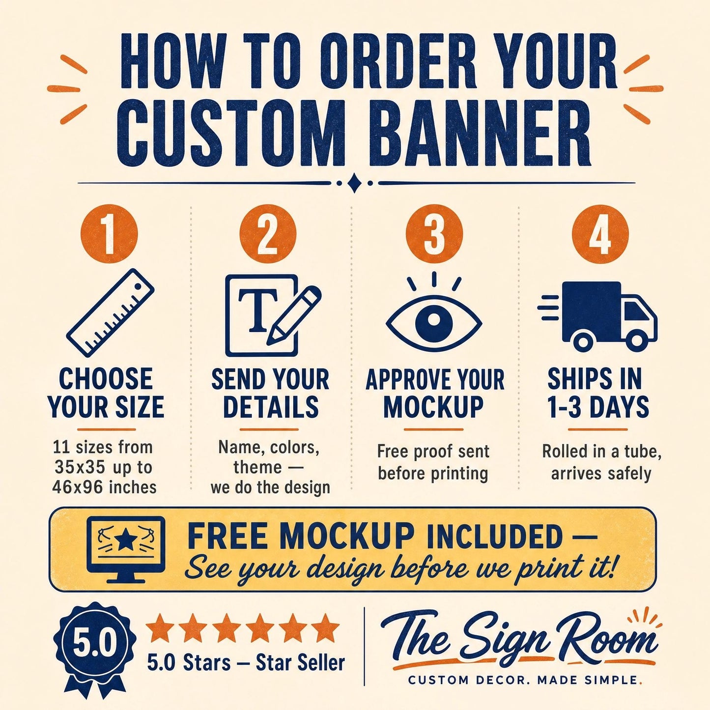 Class of 2026 kraft paper graduation banner